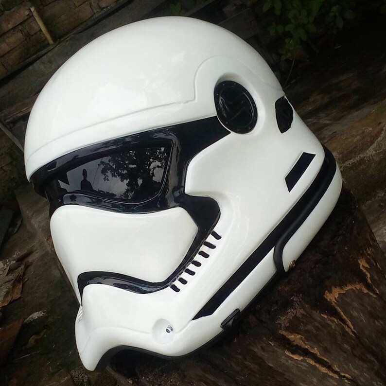 custom painted stormtrooper helmet