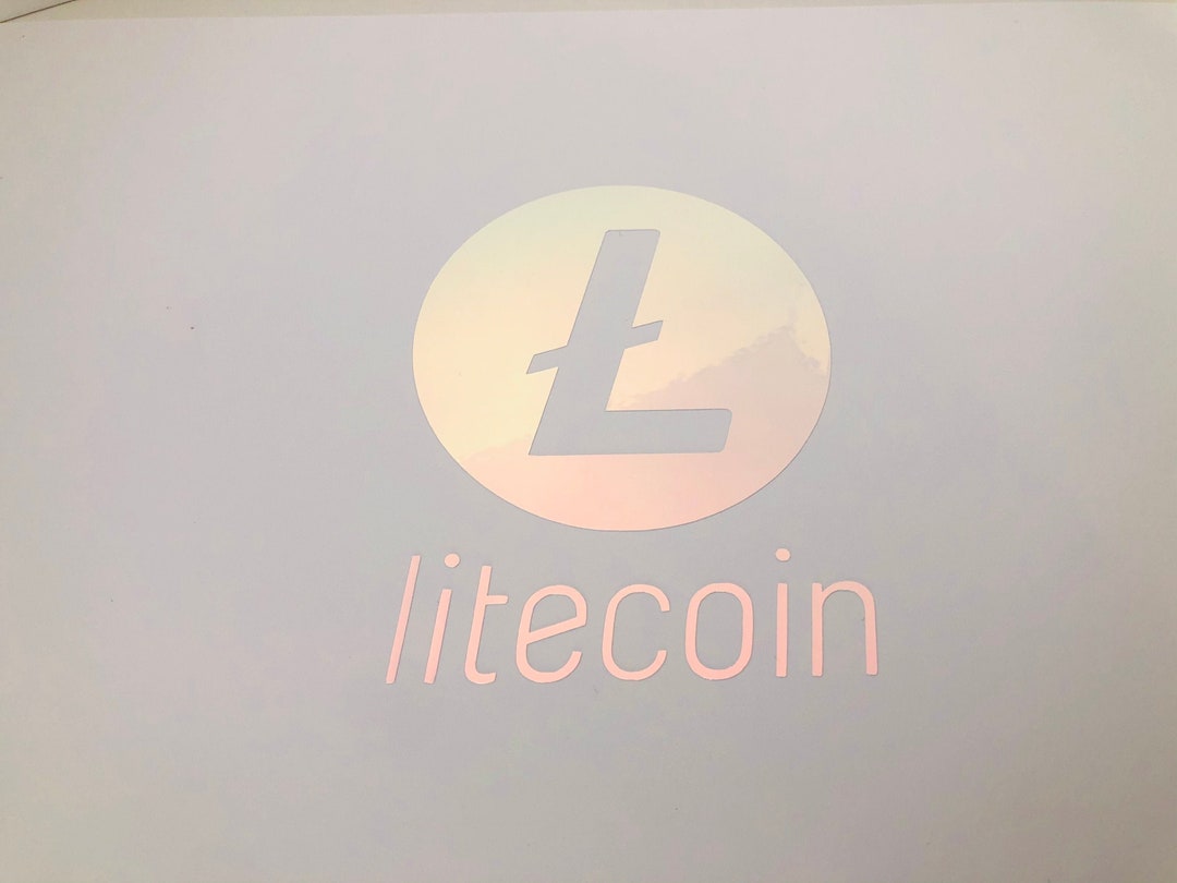 ライトコイン LTC ビットコイン 暗号通貨 ウォレット デカール | ホログラフィック ライトコイン ウォレット 暗号通貨 | BTC | 車  ノートパソコン 電話用 LTC デカール - Etsy 日本