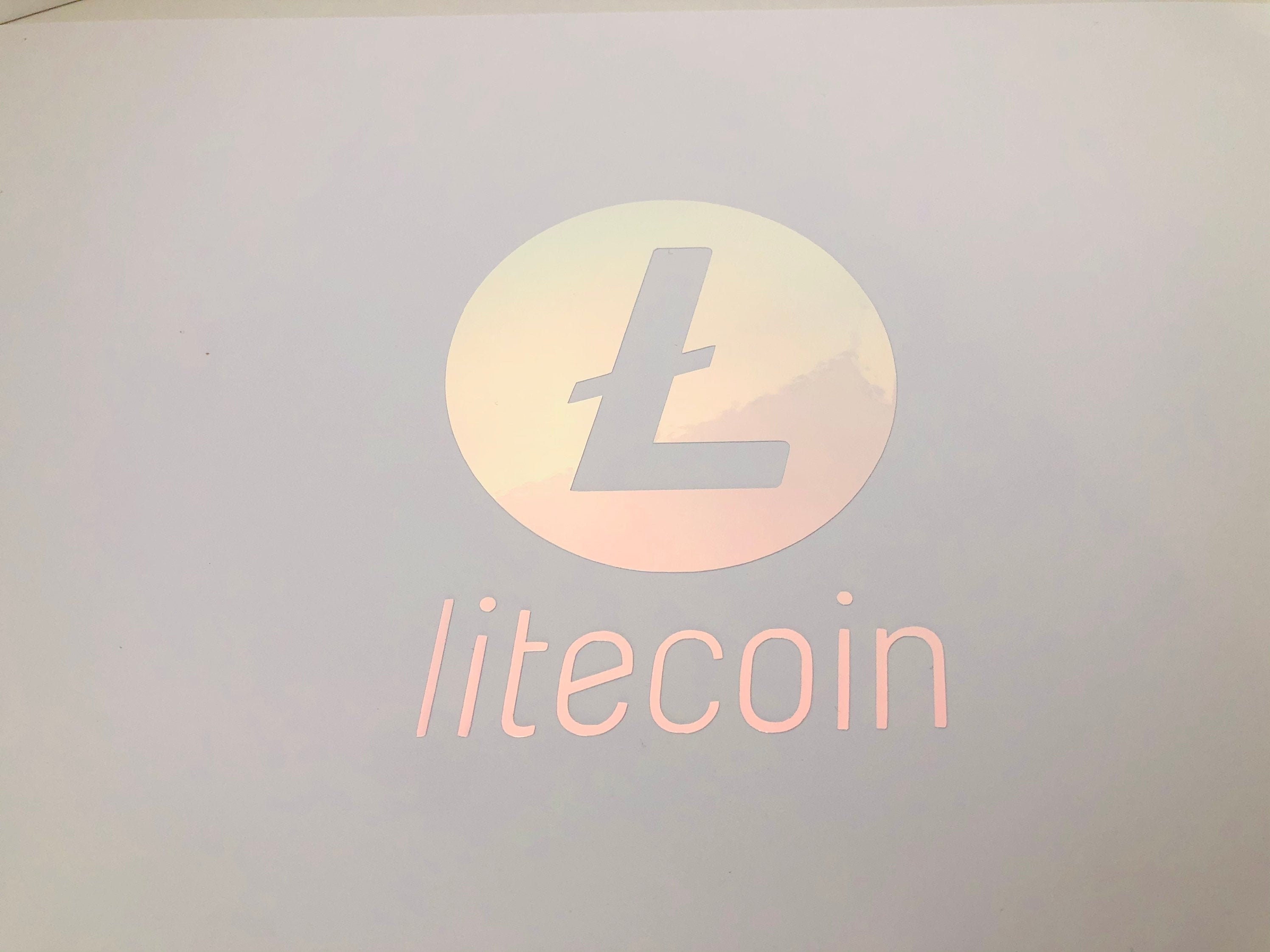 ライトコイン LTC ビットコイン 暗号通貨 ウォレット デカール | ホログラフィック ライトコイン ウォレット 暗号通貨 | BTC | 車  ノートパソコン 電話用 LTC デカール - Etsy 日本
