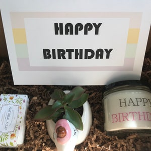 Einhorn-Geschenk-Box / alles Gute zum Geburtstag Box