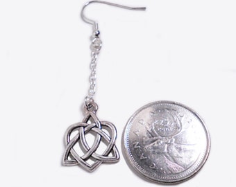 FaithHeart Orecchini A Nodo Celtico E Croce In Argento 925 - Gioielli Donna Con Simboli Antichi - 2