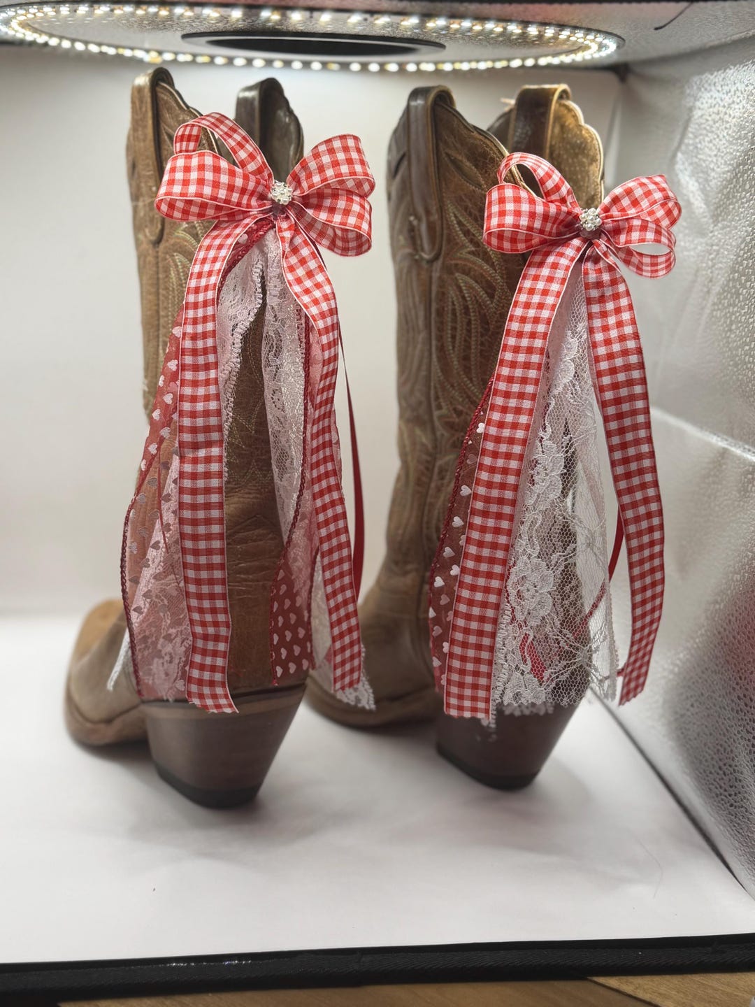 Boot Bows Display Boot Bows: Dress up Your Boots, Pair - Etsy