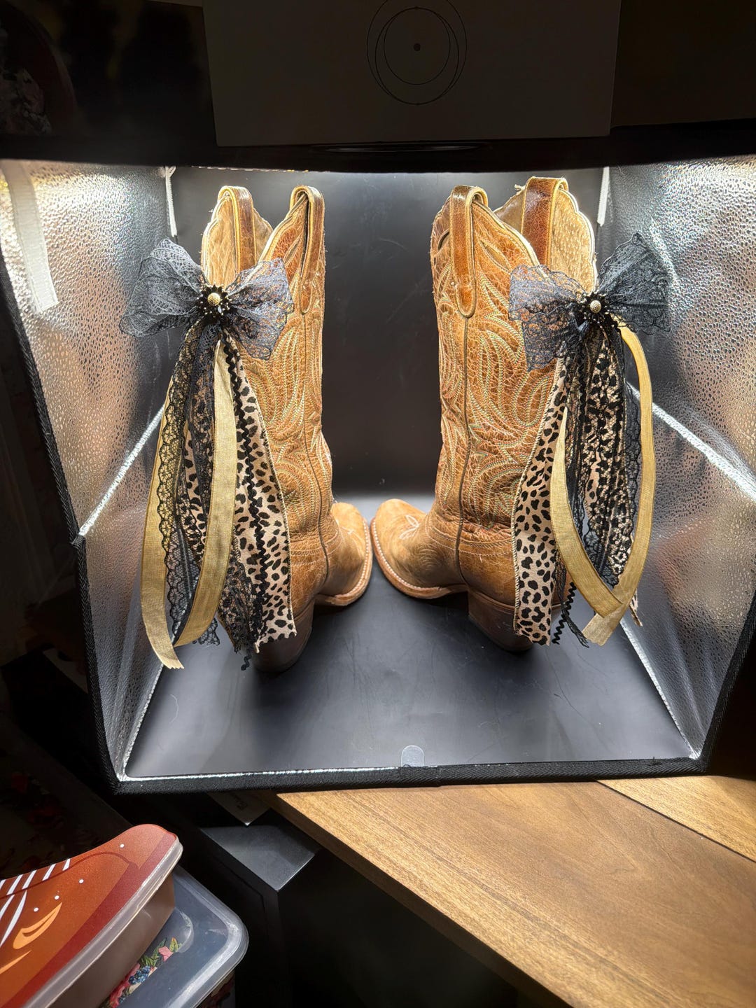Boot Bows Display Boot Bows: Dress up Your Boots, Pair - Etsy
