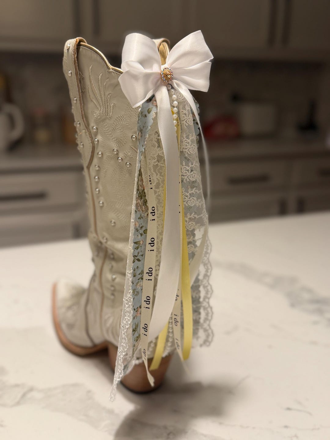 Boot Bows Display Bridal Boot Bows: Decorative Boot Accessory, Pair - Etsy