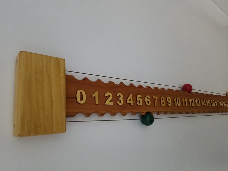 Bocce Ball Scoreboard Numbered 021 Horizontal All Things Etsy