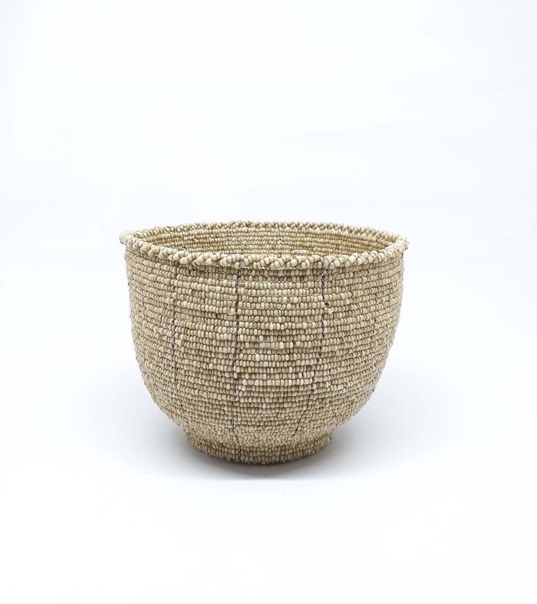 Balinese Handmade Beaded Bowl Small Beaded Basket Glass Etsy UK