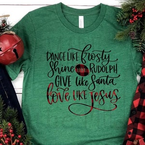 Love Like Jesus | Buffalo Plaid | T-shirt