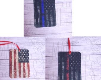 Flag | Felt Car Air Fresheners | Gifts | Car Accessory