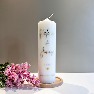 Vela de boda - romántica -