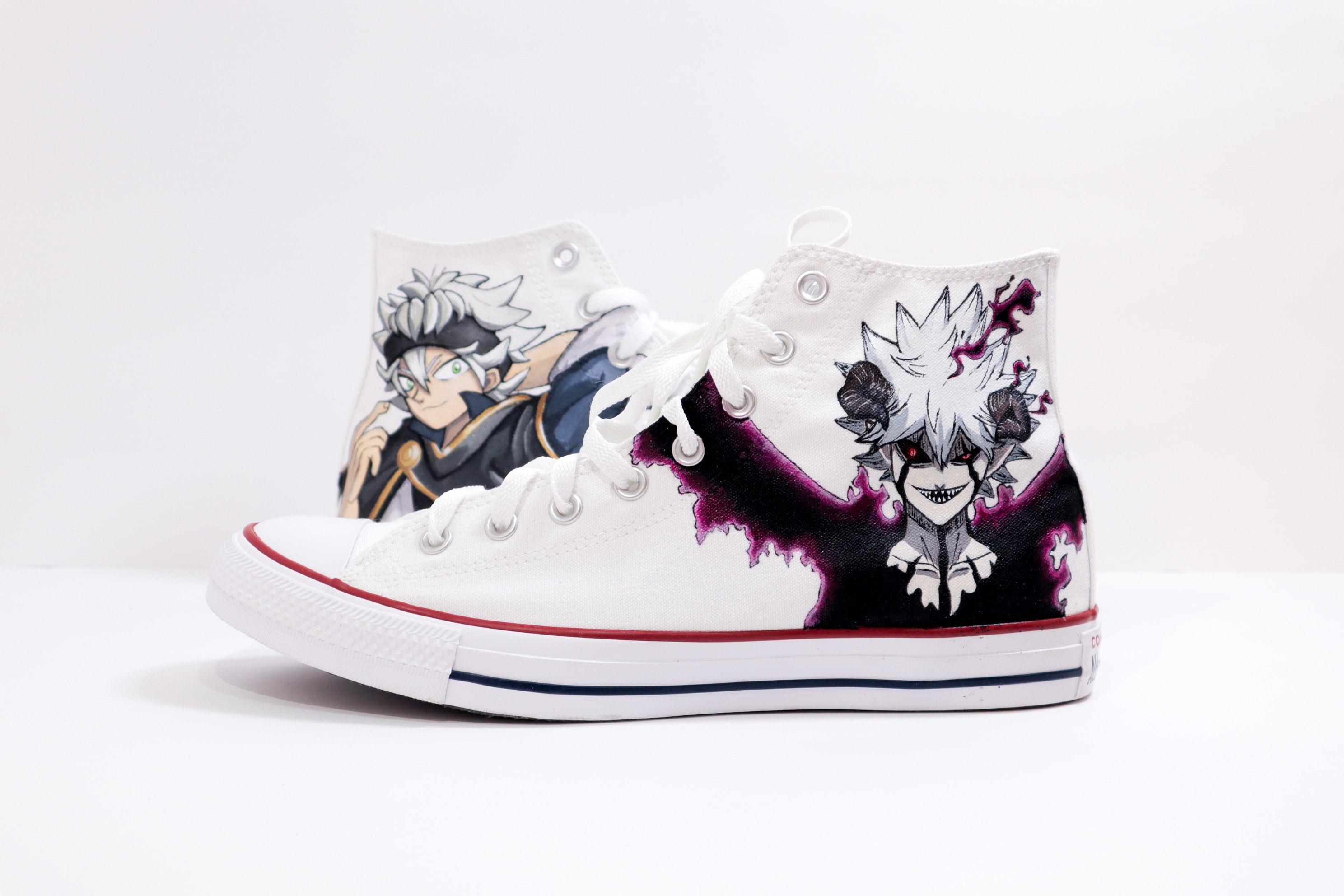 Demon/Fantasy Japanese Anime Converse chaussures B.C. - Etsy France