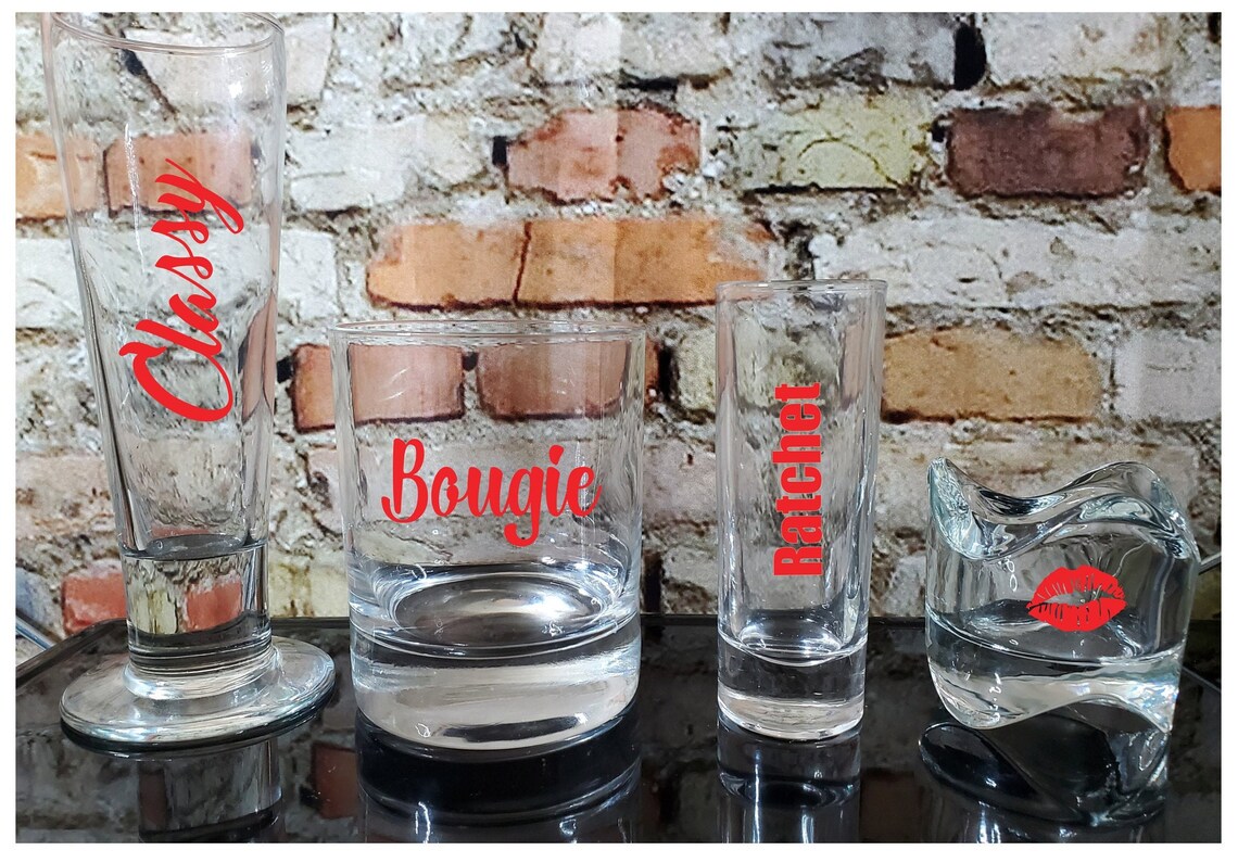 Gift Box 4 pc. Set Savage Box-Drinking Set Classy Bougie | Etsy