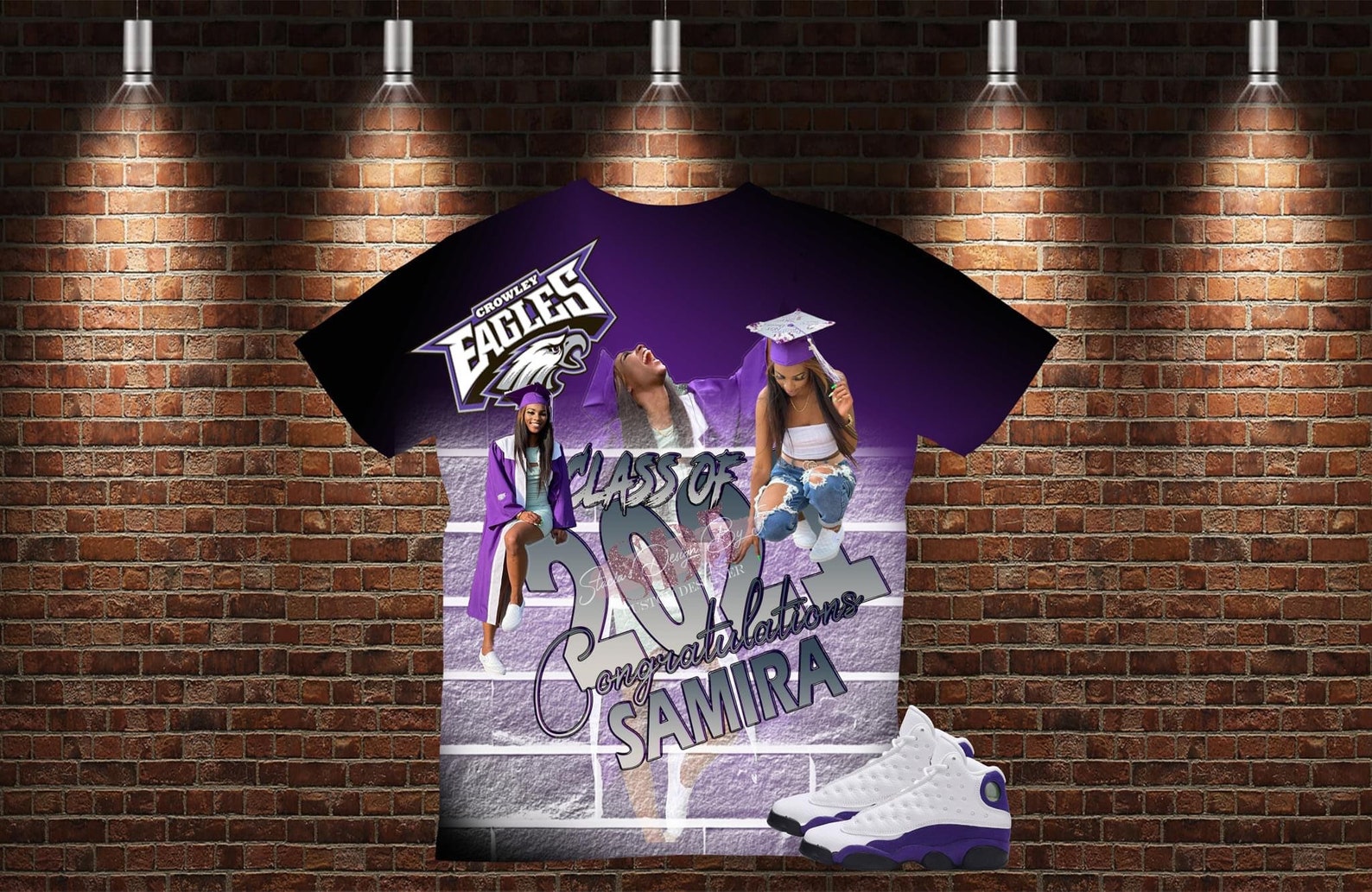 Graduation Brick 3D Shirt Front Only Etsy