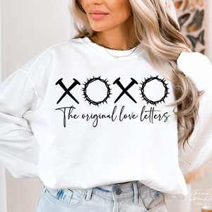 XOXO: As Cartas de Amor Originais (SVG), Páscoa (SVG), História Real (SVG), Jesus (SVG), Cristão (SVG), Ele Ressuscitou (SVG), Camiseta de Páscoa (SVG), Fé (SVG)