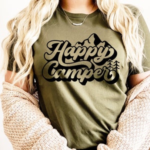 Happy Camper SVG, PNG, Camping Svg, Summer Svg, Camp life Svg, Summer Shirt Svg, Adventure Svg, Camper Svg, Camping Shirt Svg, Campfire Svg