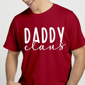 Daddy Claus Svg, Christmas Daddy Shirt Svg, Merry Daddy Svg, Daddy Claus Shirt Svg, Daddy Elf Svg, Holiday Dad Svg, Festive Shirt Svg