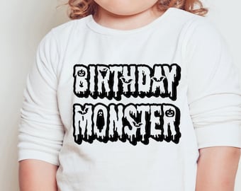 Birthday Monster SVG, PNG, Little Monster Svg, Halloween Birthday Svg, Kid Halloween Svg, Monster Shirt Svg, Kid Bithday Monster Theme Svg