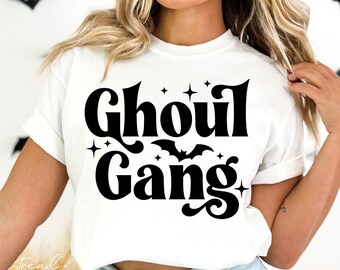 Ghoul Gang Svg, Let’s Go Ghoul Svg, Halloween Shirt Svg, Halloween Svg, Funny Halloween Svg, Squad Ghouls Svg, Spooky Vibes Svg