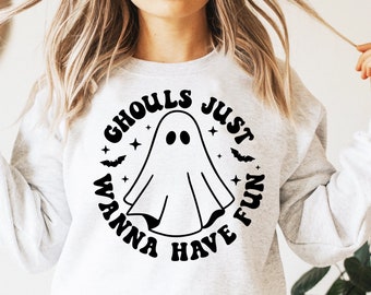 Ghouls Just Wanna Have Fun SVG, PNG, Halloween Svg, Ghoul Gang Svg, Hot Ghoul Halloween Svg, Let's Go Ghouls Svg, Ghoul Svg