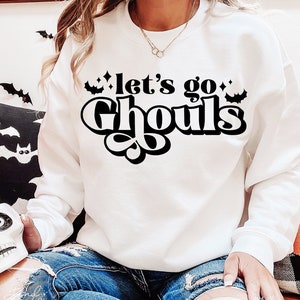 Let’s Go Ghouls Svg, Halloween Svg, Halloween Shirt Svg, Funny Halloween Svg, Ghouls Svg, Spooky Squad Svg, Halloween Party Svg