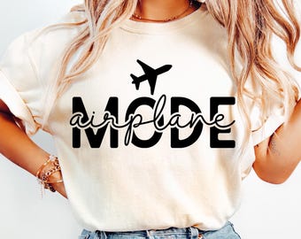 Modo avión SVG, Viajes SVG, Vacaciones SVG, Camiseta de vacaciones SVG, Viaje familiar SVG, Viaje de chicas SVG, Modo vacaciones SVG, Camiseta de viaje de verano SVG