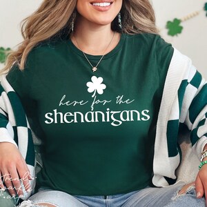 Here for Shenanigans Svg, Shenanigans Svg, St Patricks Day Svg, Lucky Svg, Happy Go Lucky Svg, Shamrock Svg, Holiday Svg