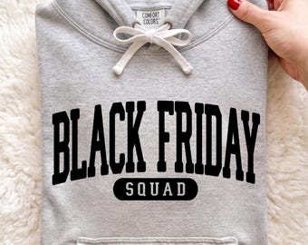 Black Friday Squad SVG, Black Friday Shopping Crew SVG, Lustiges Shopping-Shirt SVG, Black Friday Shirt Design SVG, Weihnachtseinkauf SVG