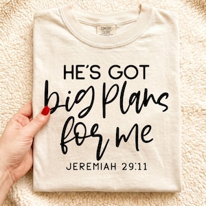 He's Got Big Plans For Me SVG, Christian PNG, Jeremiah 29:11 Svg, He Has Big Plan For Me Svg, Waymaker Svg, Jesus Svg, God Svg