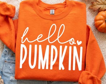 Hello Pumpkin Svg, Hey There Pumpkin Svg, Fall Svg, Pumpkin Season Svg, Fall Vibes Svg, Pumpkin Vibes Svg, Fall Shirt Svg, Autumn Svg