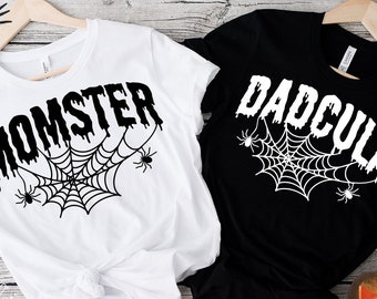 Halloween Family Matching Svg Bundle, Monster Family Svg, Halloween Family Svg, Momster Svg, Dadcula Svg, Halloween Couple Svg