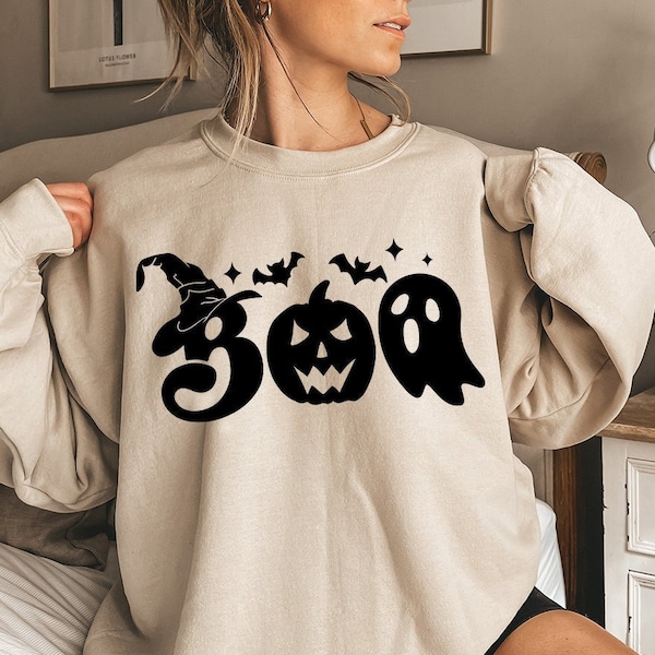 Boo SVG, PNG, Halloween Boo Svg, Halloween Svg, Halloween Shirt Svg, Spooky Svg, Spooky Vibes Svg, Spooky  Boo Svg