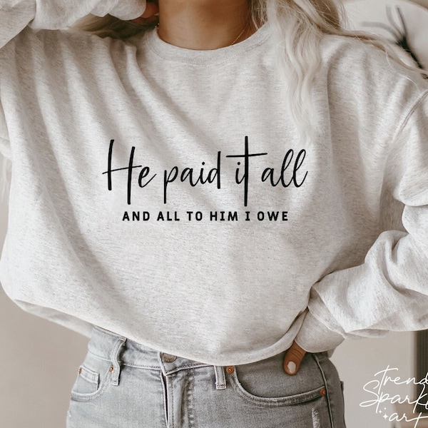 He Paid It All SVG,Easter SVG,Christian SVG,Jesus Paid It All Svg,Plot Twist He Lives Svg,It Is Finished,Svg For Cricut,Png Digital Download