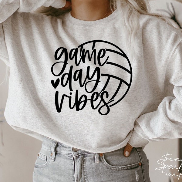 Game Day Vibes Volleyball SVG, PNG, Volleyball Svg, Volleyball Vibes Svg, Volleyball Mom Svg, Volleyball Mom Shirt Svg, Game Day Shirt Svg