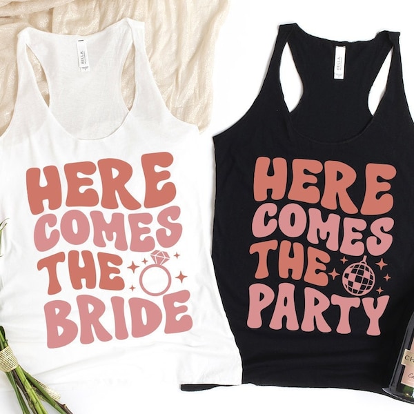 Here Comes The Bride SVG, PNG, Here Comes The Party Svg, Bachelorette Party Shirt Svg, Hen Party Svg, Bridal Party Svg, Bachelorette Svg