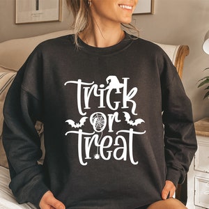 Trick or Treat Svg, Halloween Svg, Halloween Shirt Svg, Spooky Svg, Funny Halloween Svg, Halloween Cut File, Fall Decor Svg