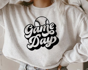 Game Day Baseball SVG, Retro Baseball Svg, Baseball Shirt Svg, Game Day Softball Svg, Softball Svg, Softball Shirt Svg, Baseball Mom Svg