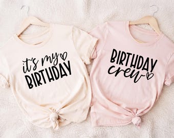 Birthday Matching T-Shirt SVG, PNG, It's My Birthday Svg, Birthday Crew Svg, Birthday Party Shirt Svg, Birthday Girl Svg, Birthday Trip Svg