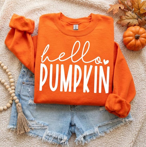 Hello Pumpkin Svg, Hey There Pumpkin Svg, Fall Svg, Pumpkin Season Svg, Fall Vibes Svg, Pumpkin Vibes Svg, Fall Shirt Svg, Autumn Svg