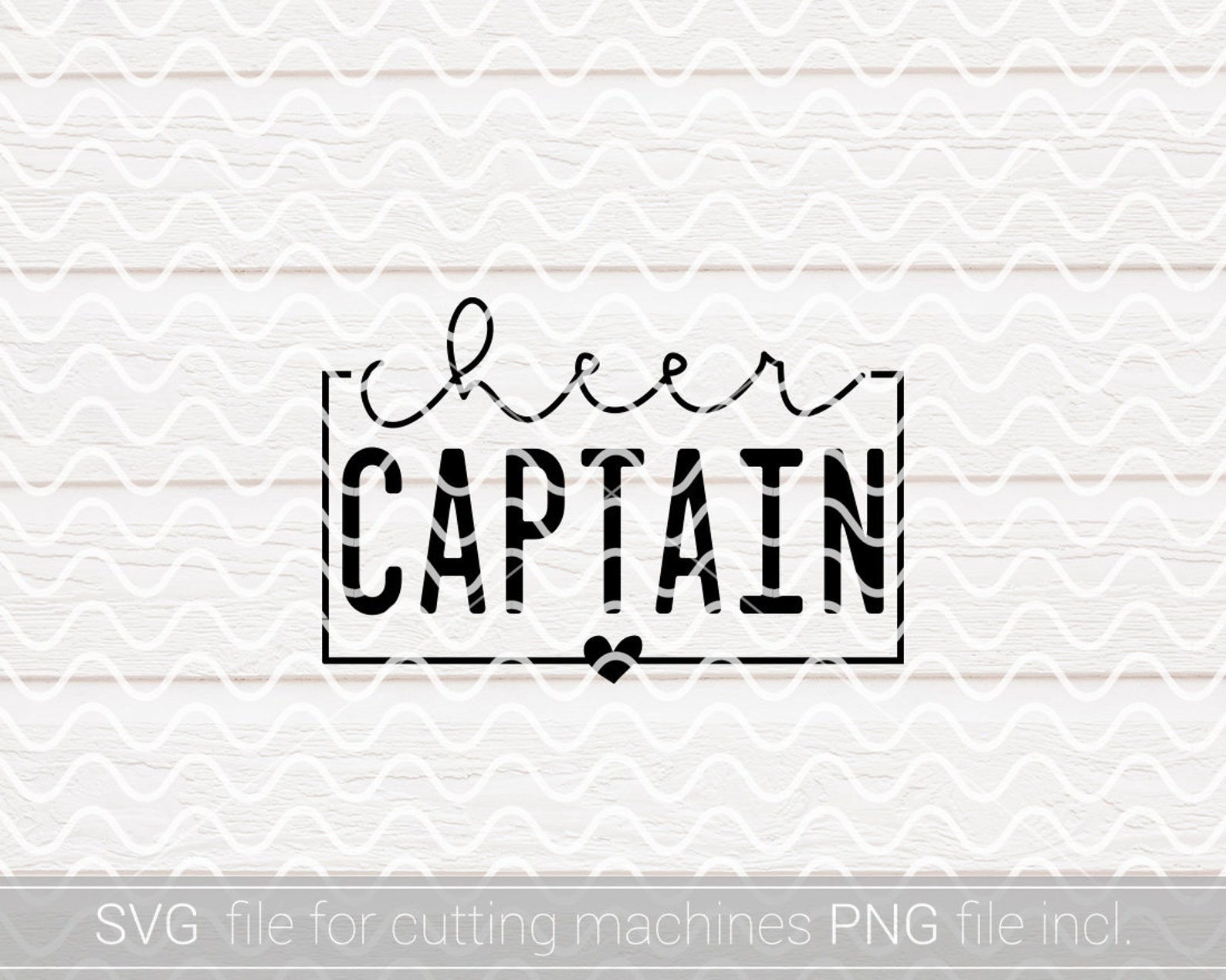 Cheer Captain SVG PNG Cheerleader Svg Cheer Svg Cheer Etsy