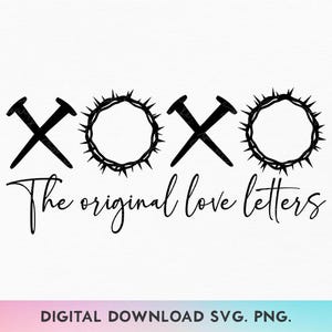 XOXO: Cartas de amor originales (Svg), Pascua (Svg), Historia real (Svg), Jesús (Svg), Cristiano (Svg), Resucitó (Svg), Camiseta de Pascua (Svg), Fe (Svg)
