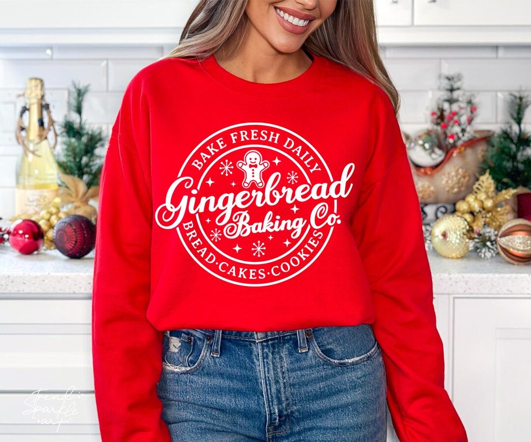 Gingerbread Baking Co Svg, Christmas Sign Svg, Holiday Baking Svg ...