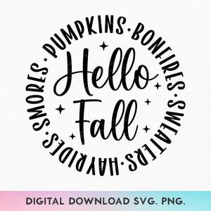 Bonjour l'automne Svg, Svg cercle automne, C'est l'automne vous tous Svg, signe automne Svg, Svg citrouille, choses automne Svg, automne chemise Svg, Svg action de grâces