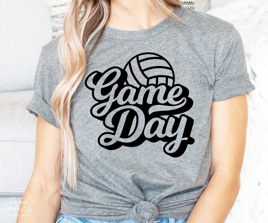 Game Day Volleyball Svgvolleyball Svgvolleyball Vibes Etsy