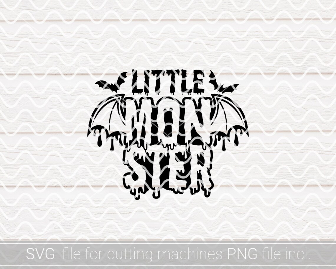 Little Monster SVG PNG Kid Halloween Shirt Svg Mommy’s - Etsy