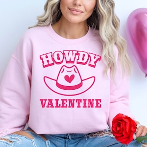 Howdy Valentine Svg, Howdy Svg, Valentine Shirt Svg, Valentine Svg, Western Valentine Svg, Cowboy Hat Svg, Love Svg, Romantic Svg