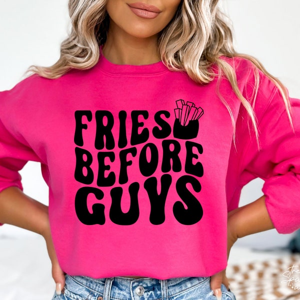 Fries Before Guys SVG, PNG, Valentine Svg, Funny Valentine Svg, Funny Valentine Shirt Svg, French Fries Svg