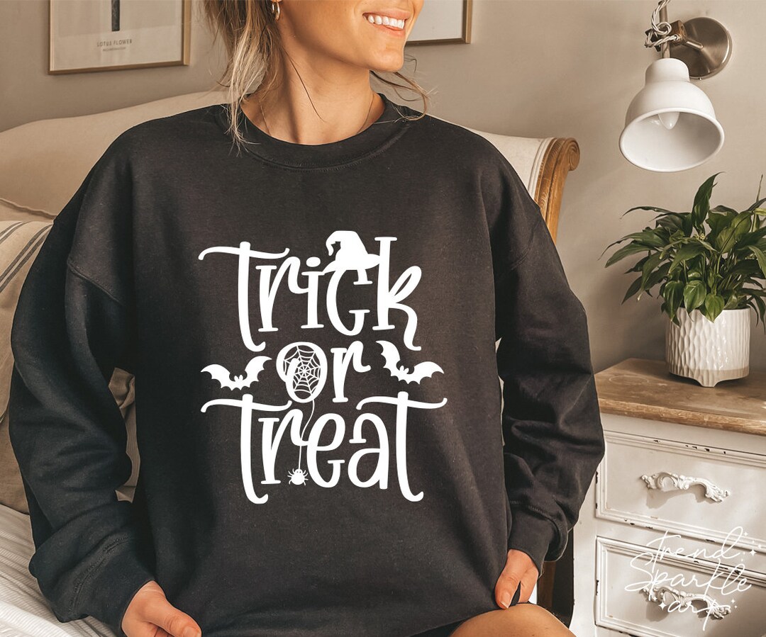 Trick or Treat Svg, Halloween Svg, Halloween Shirt Svg, Spooky Svg ...