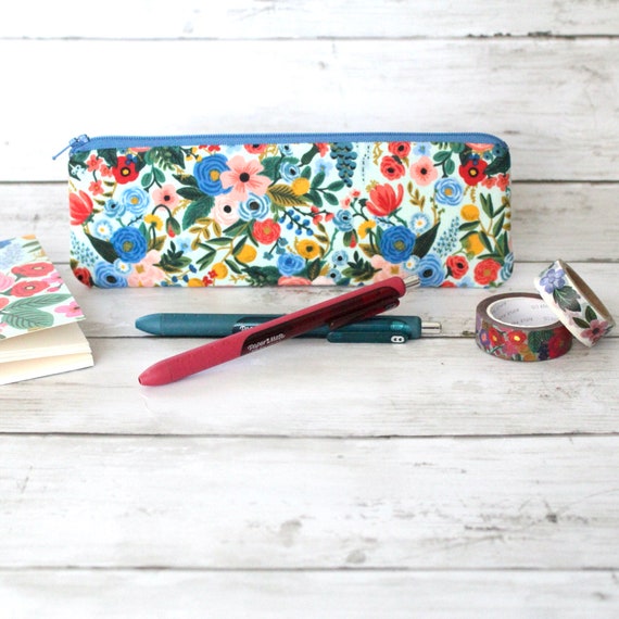 Rifle Paper Co Petite Garden Party Wildwood Slim Pencil Pouch, Skinny  Pencil Case 