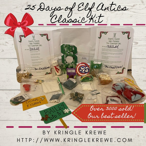 Classic 25 Days of Elf Antics Activity Kit with Calendar