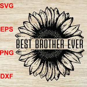 Download Best Mom Ever Sunflower Digital Svg Eps Png Dxf Etsy