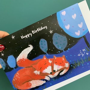 Carte renard, carte vierge